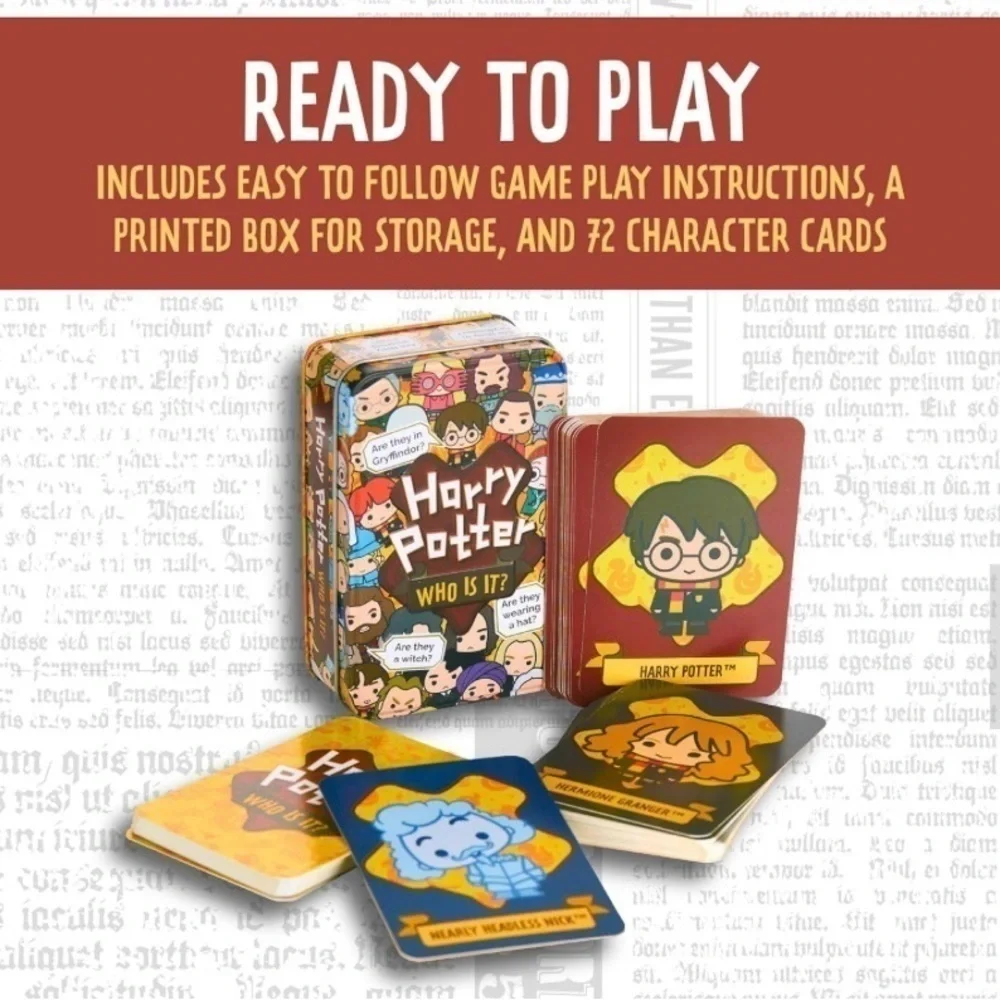 Harry Potter Who is It Guessing Game